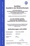 Standort: Rüsselsheim Zertifikat Qualität in der Strahlentherapie